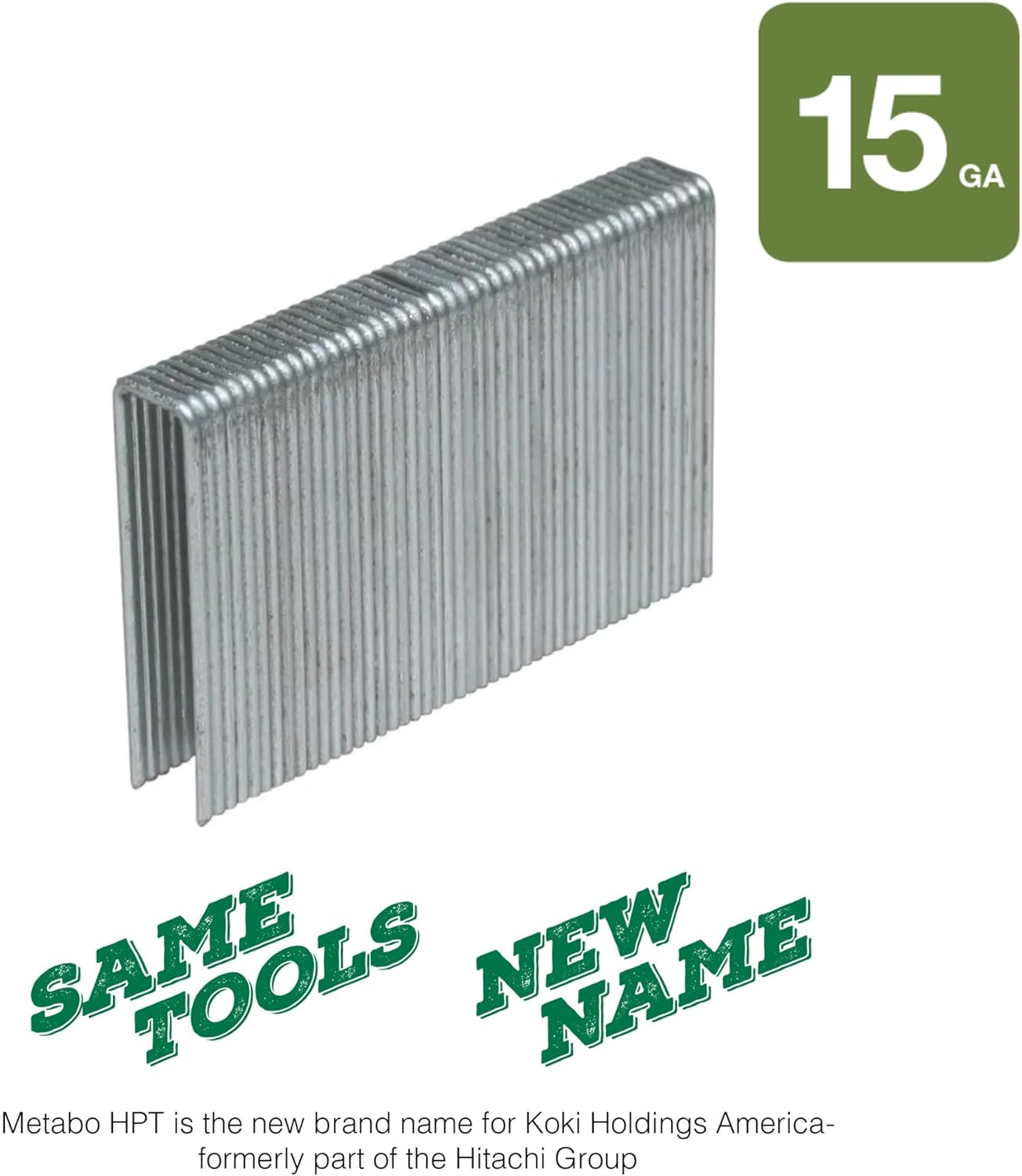 Metabo HPT 2" x 15 GA Galvanized Flooring Staples for N5010AB - 7700 Count