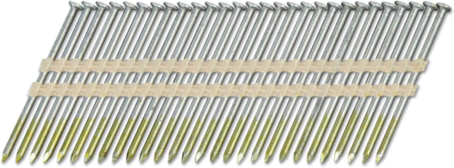 Metabo HPT Framing Nails Full Round Head 3" x .120 - 21 Degree - Smooth Shank Bright Basic - 4000 Count