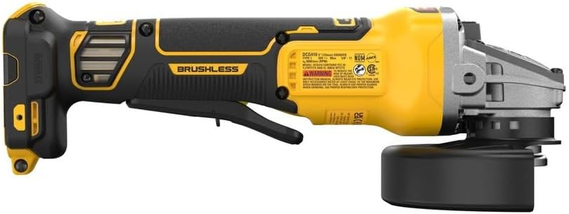 Dewalt 20V Max XR 4.5" Slide Switch Angle Grinder
