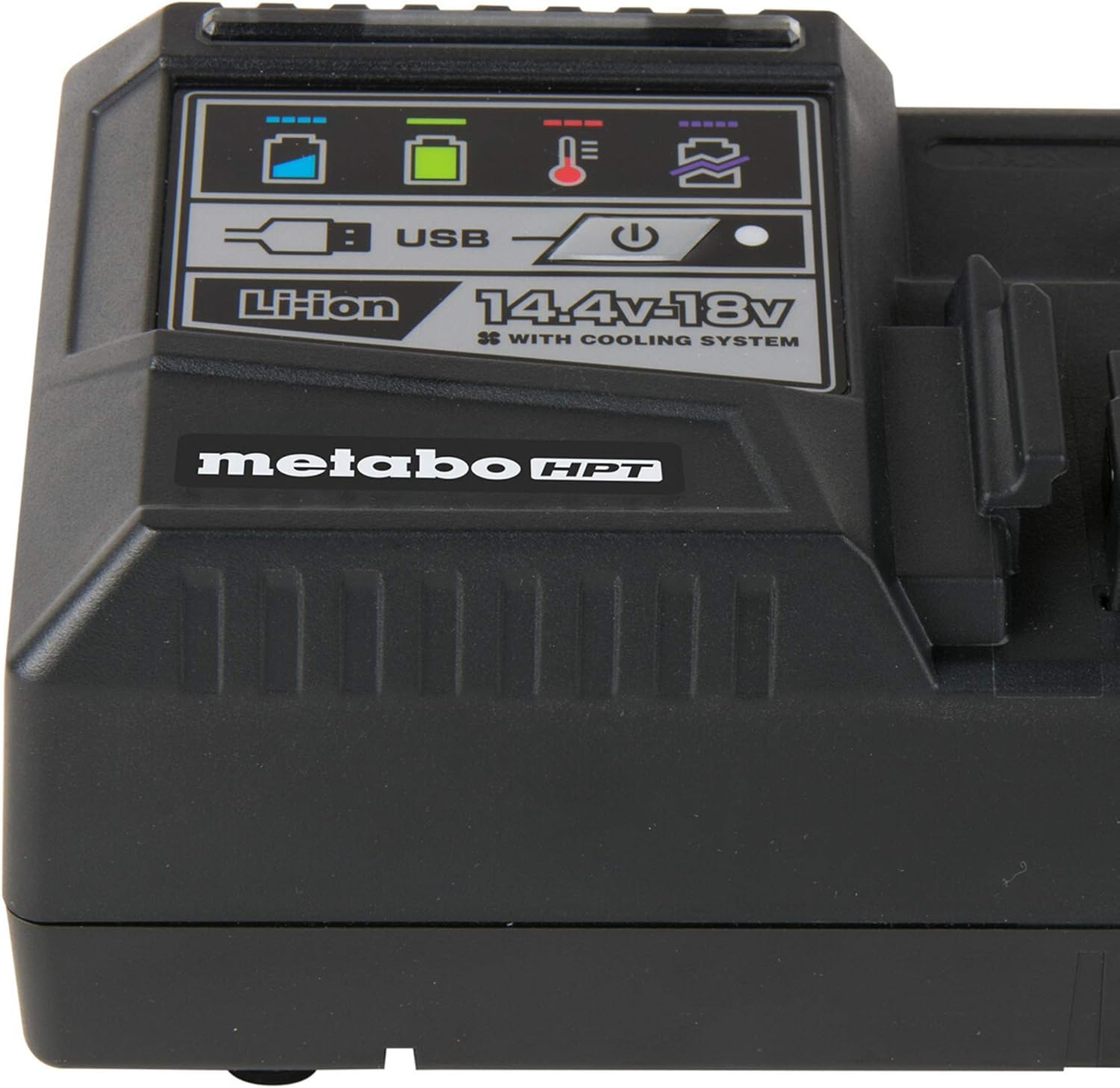 Metabo UC18YSL3M 18V HPT Chargeur de batterie rapide avec port USB