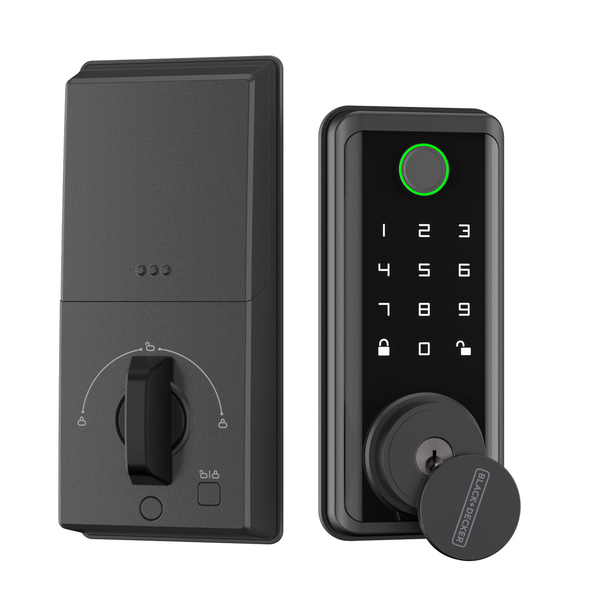 Black & Decker Smart Lock with Gateway - Black