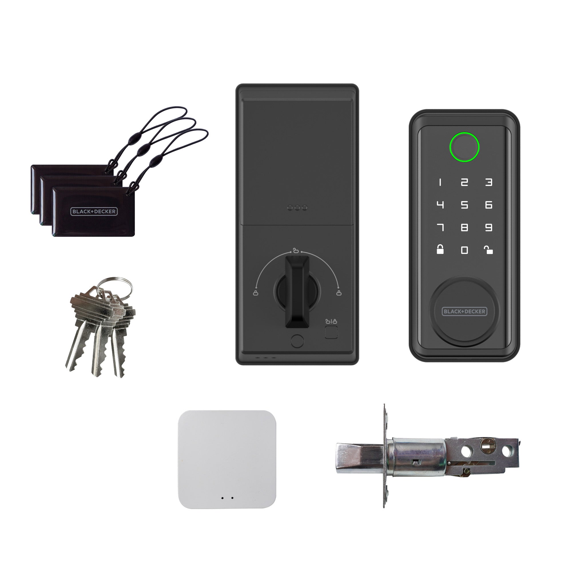 Black & Decker Smart Lock avec Gateway - Noir