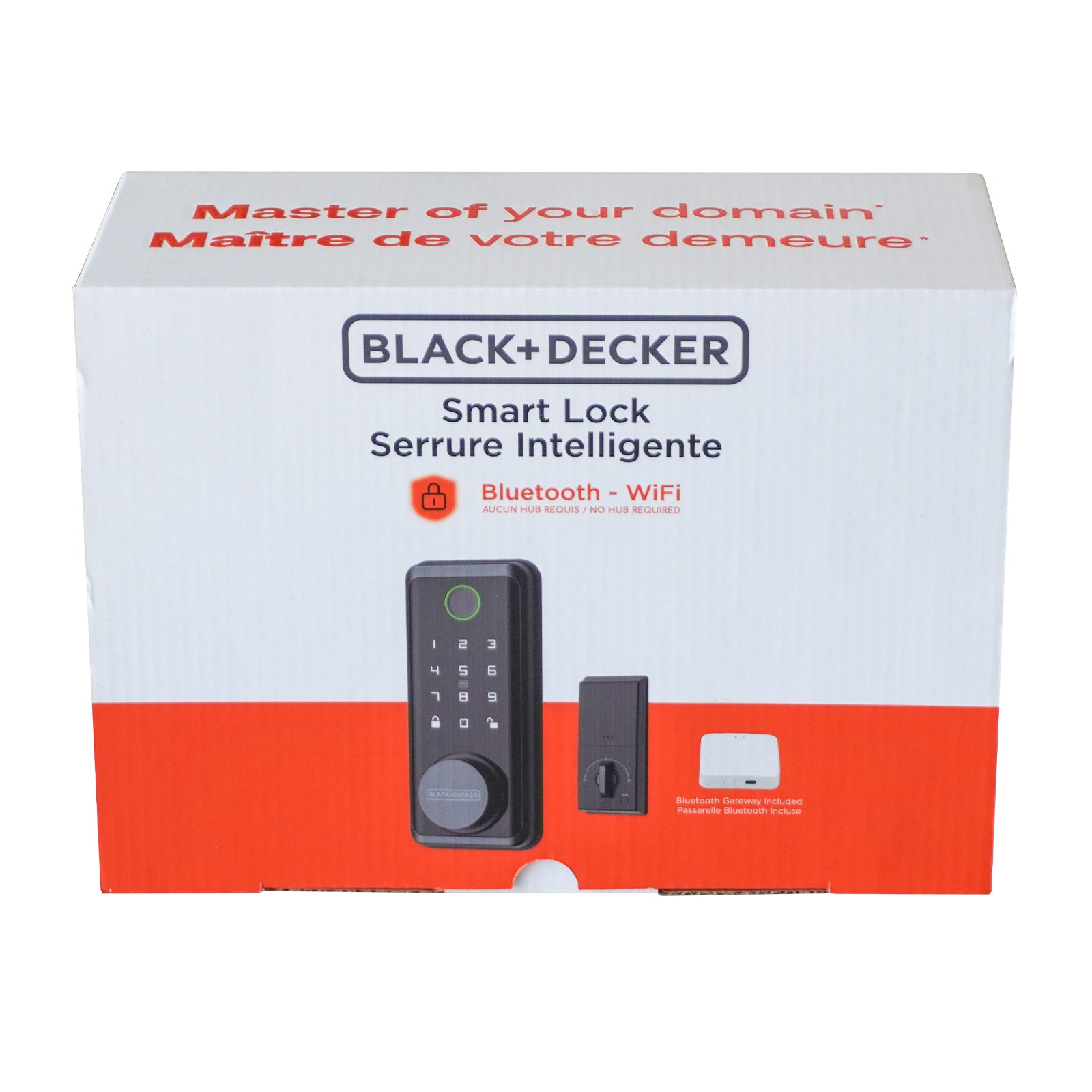 Black & Decker Smart Lock with Gateway - Black