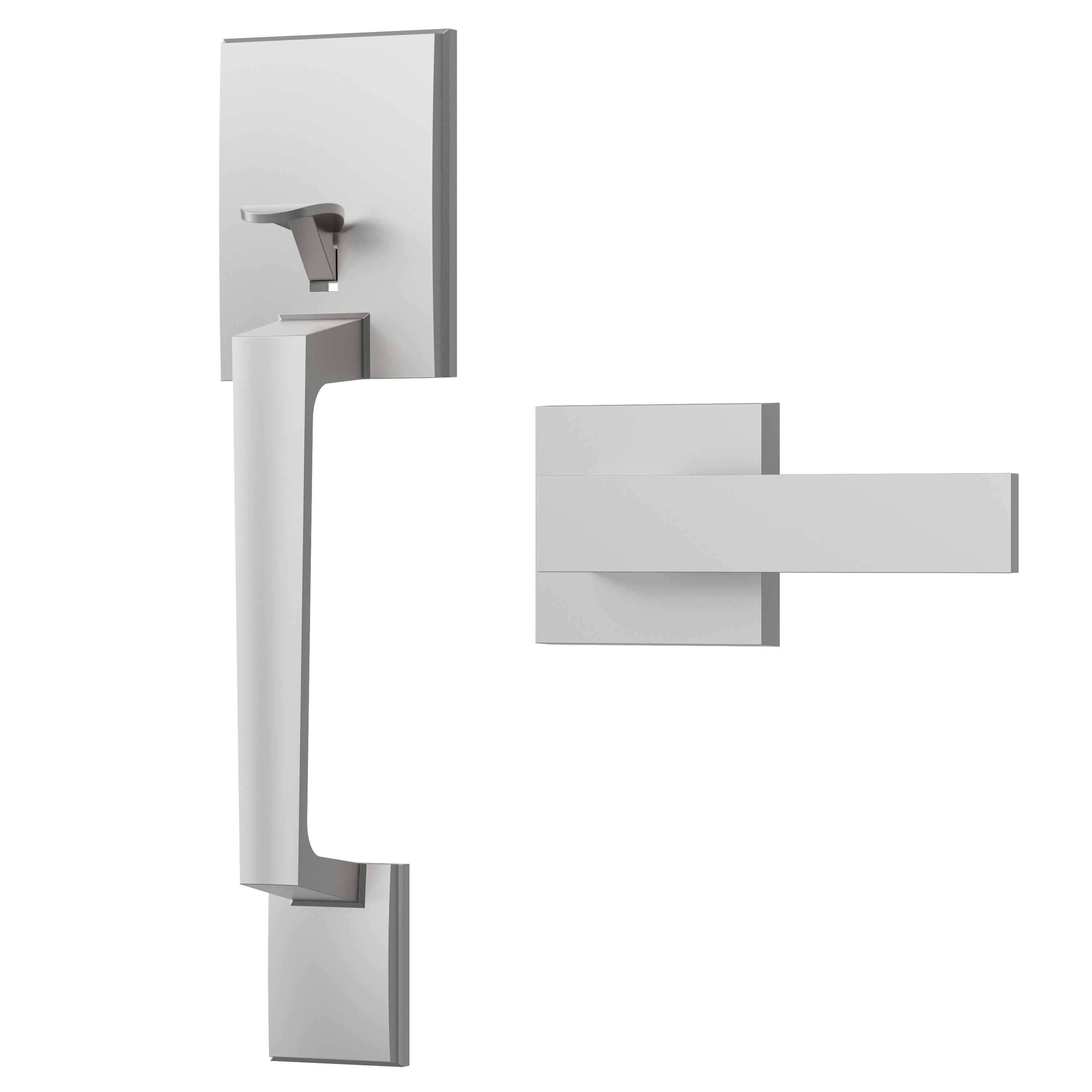 Black & Decker Smart Lock avec poignée d'entrée et passerelle - Argent