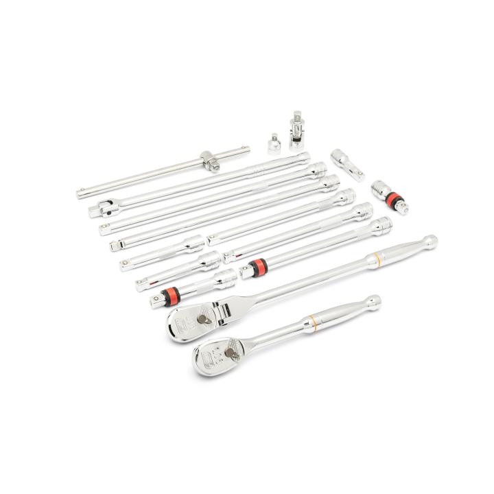 Gearwrench 1/2" 90T Ratchet & Drive Tool Set with Eva Foam Tray - 16 Piece