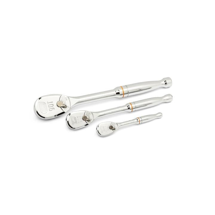 Gearwrench 1/4" 3/8" & 1/2" 90T SAE Metric Mechanics Tool Set with Eva Foam Tray - 83 Piece