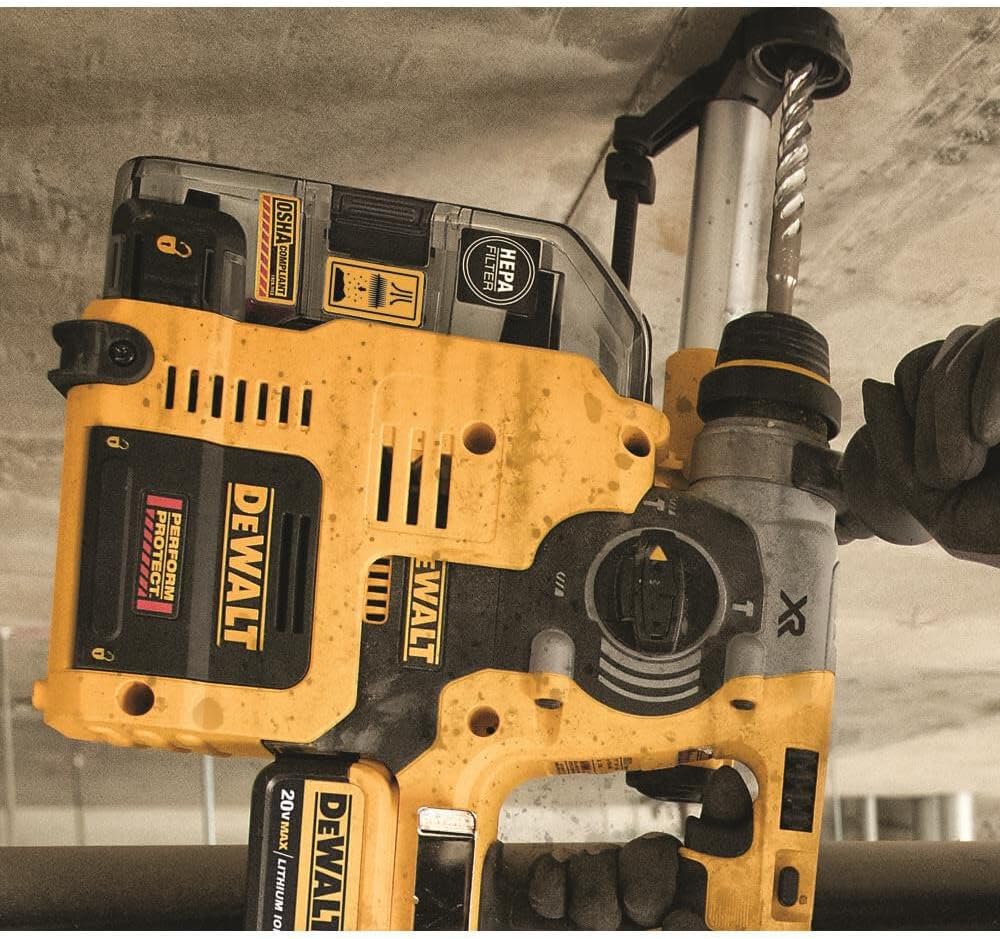 Dewalt 20V Max XR Rotary Hammer with 1" Dust Extractor