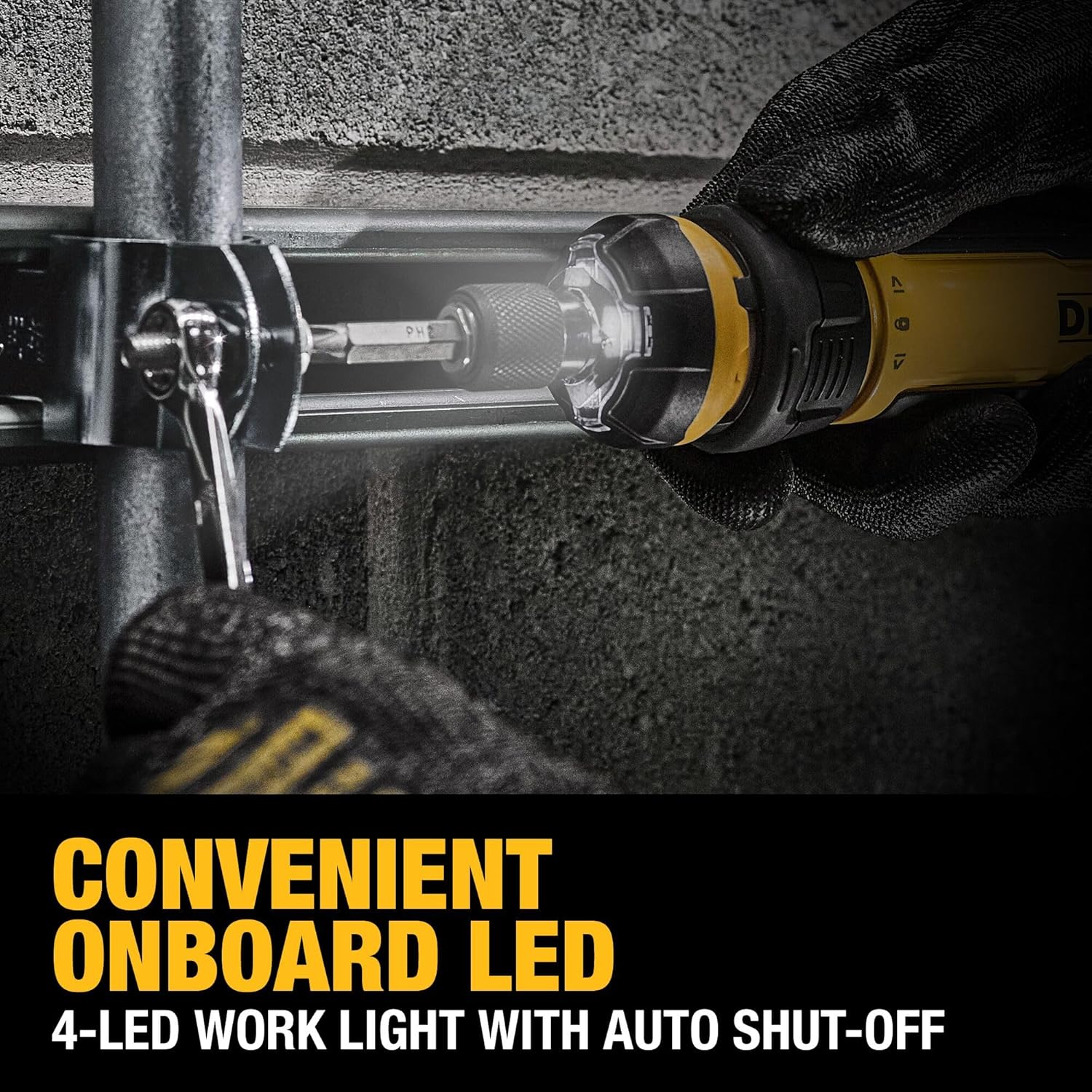 Dewalt Cordless Screwdriver with Flex Drive Control and Screwdriving Bits