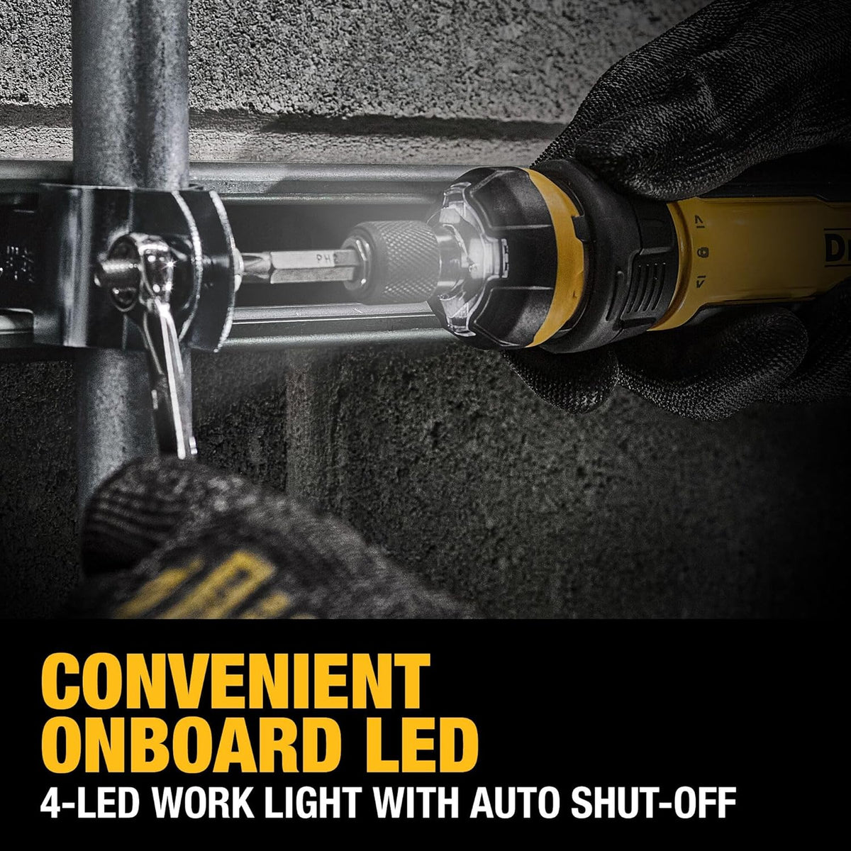 Dewalt Cordless Screwdriver with Flex Drive Control and Screwdriving Bits