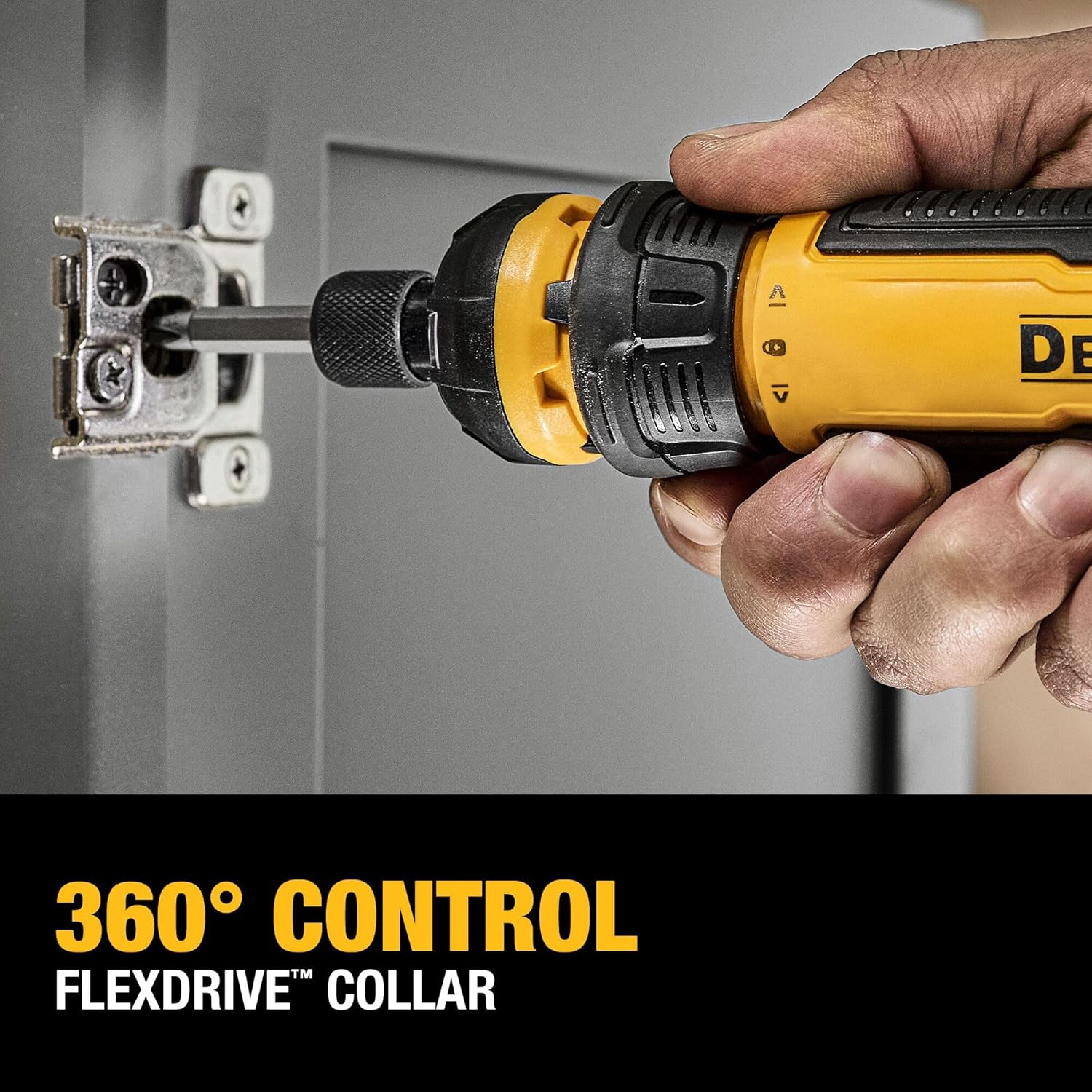 Dewalt Cordless Screwdriver with Flex Drive Control and Screwdriving Bits