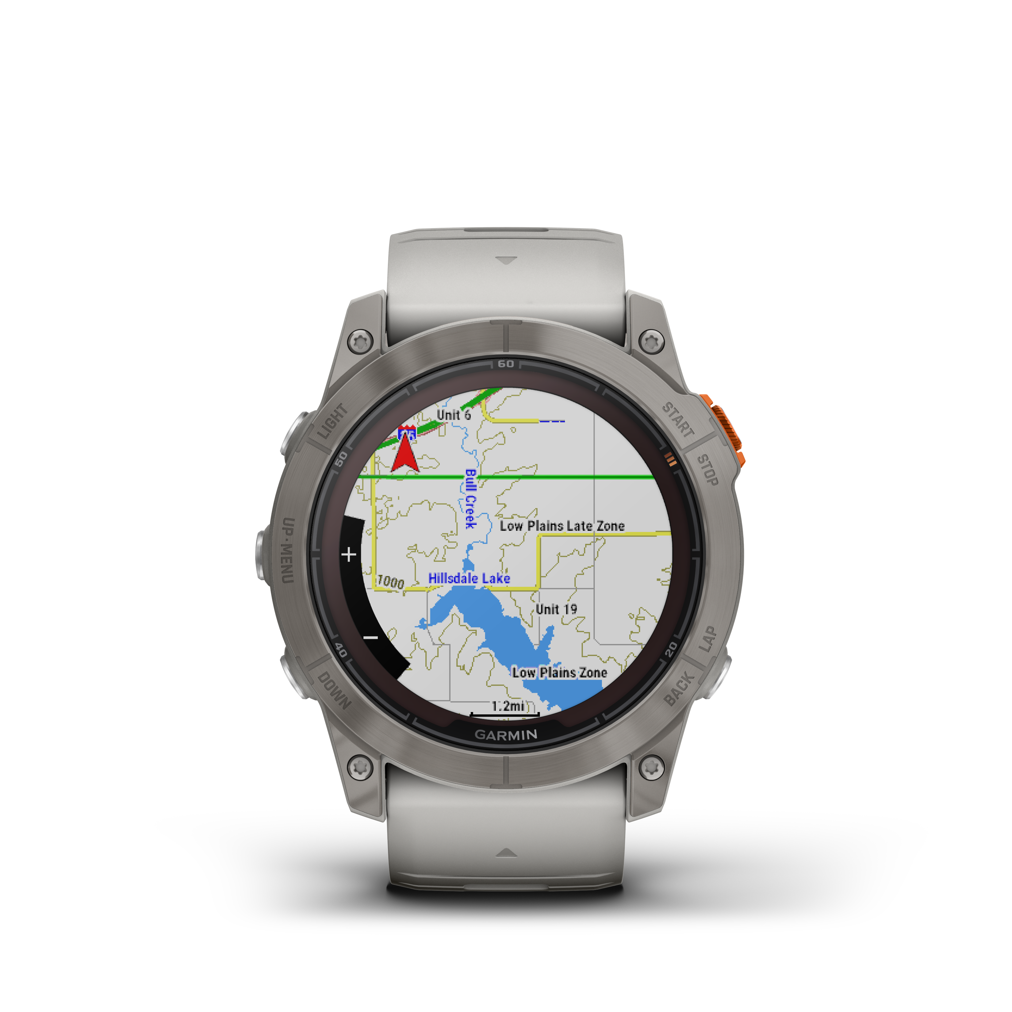 Garmin Fenix 7x Pro-Sapphire Solar GPS Smartwatch - Fog Gray