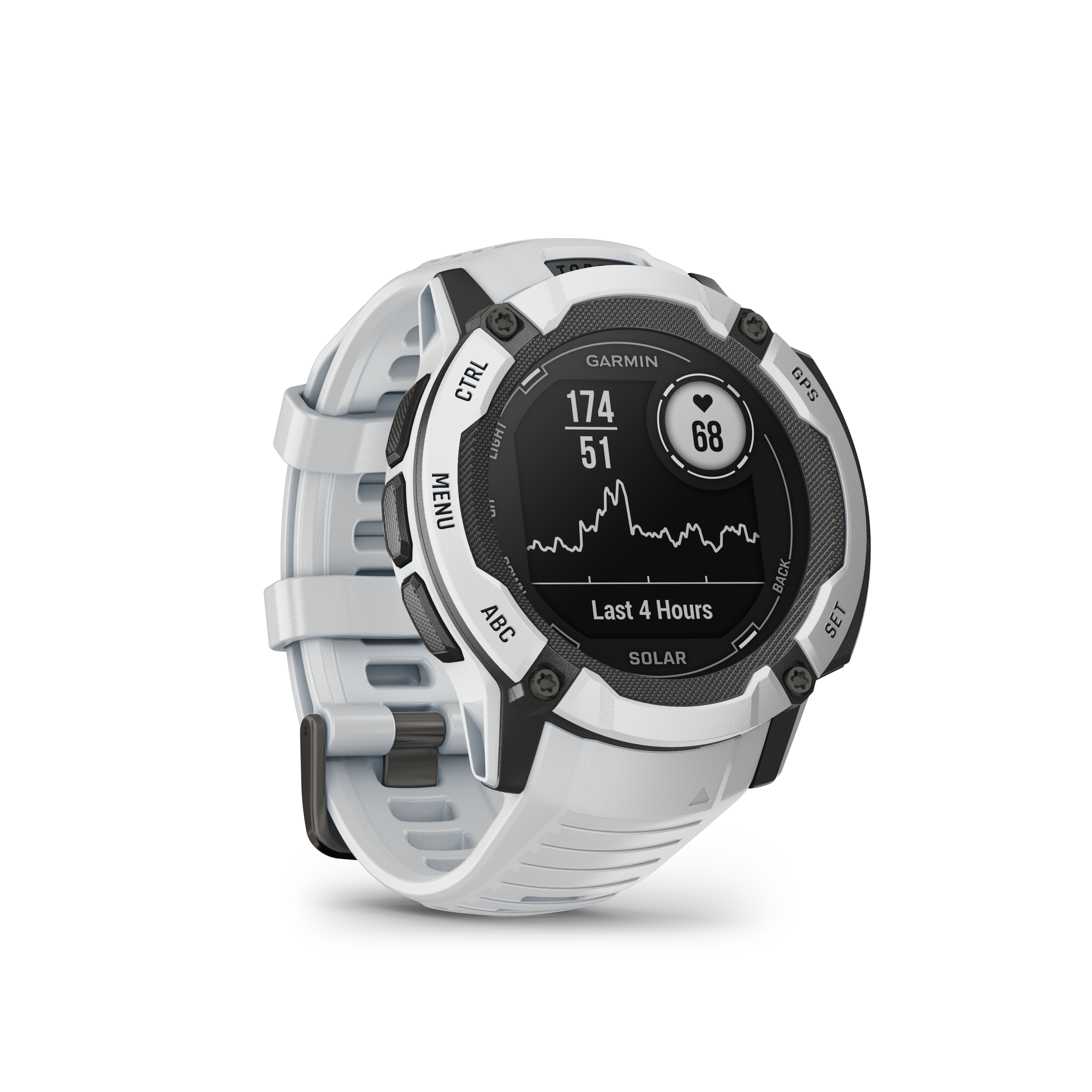 Garmin Instinct 2X Solar GPS Smartwatch - Whitestone