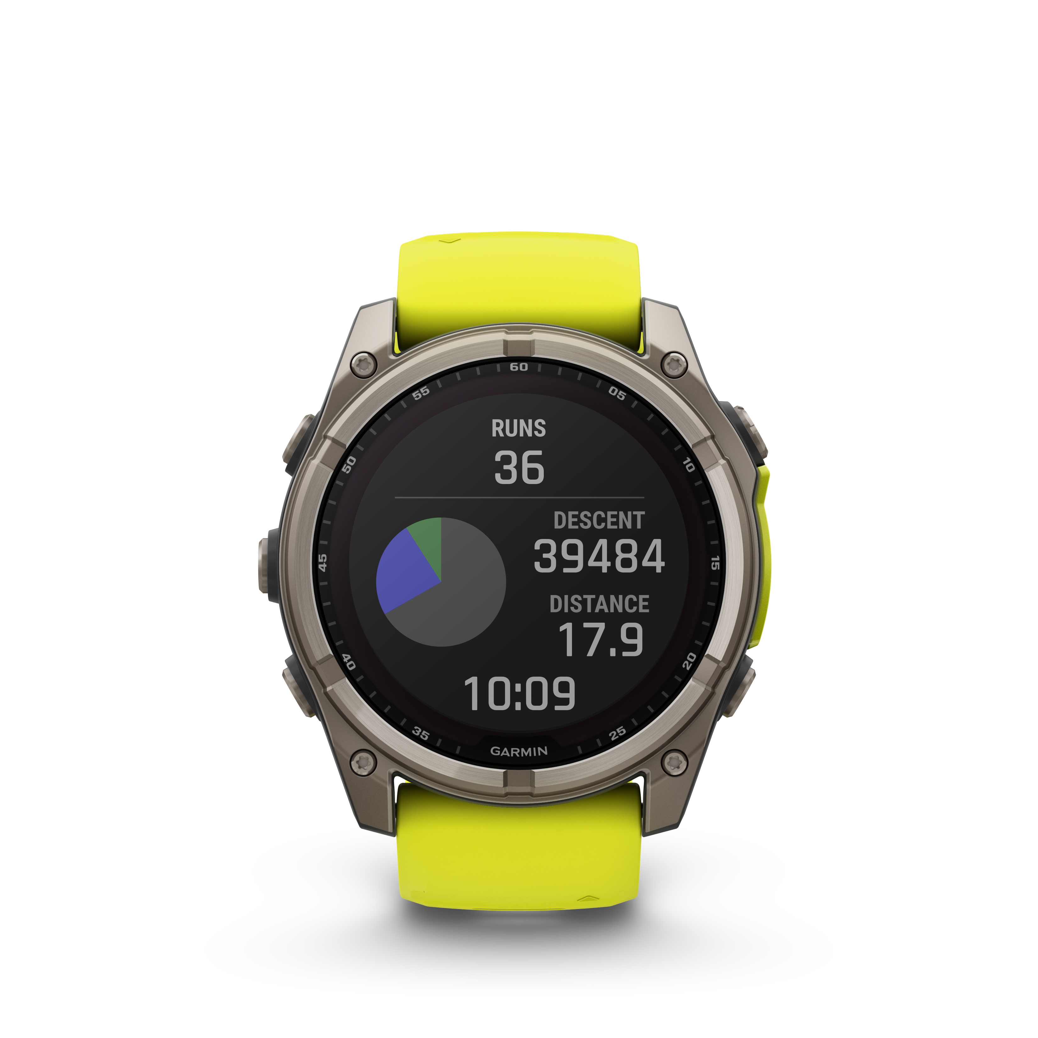 Garmin Fenix 8 51mm Solar Sapphire - Amp Yellow
