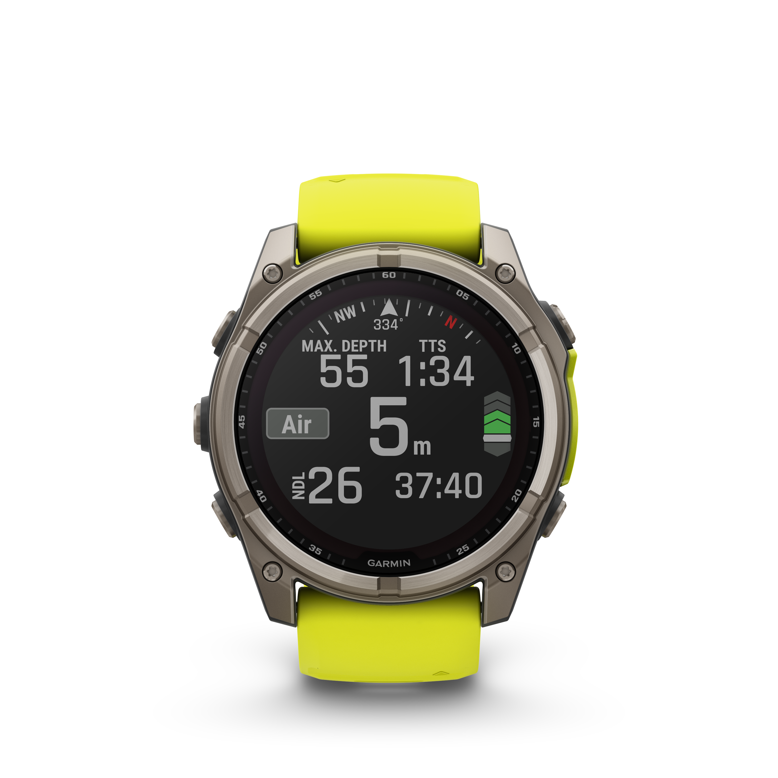 Garmin Fenix 8 51mm Solar Sapphire - Amp Yellow