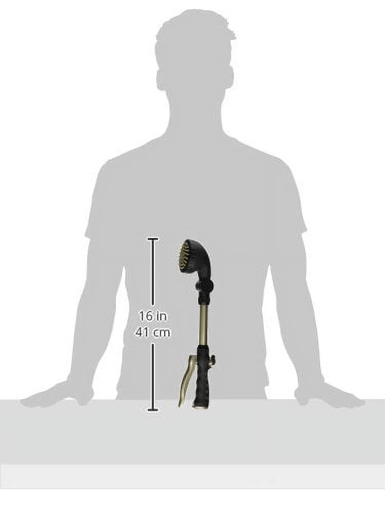 Bâton de douche Orbit 15" à déclenchement frontal et à extrémité de tuyau