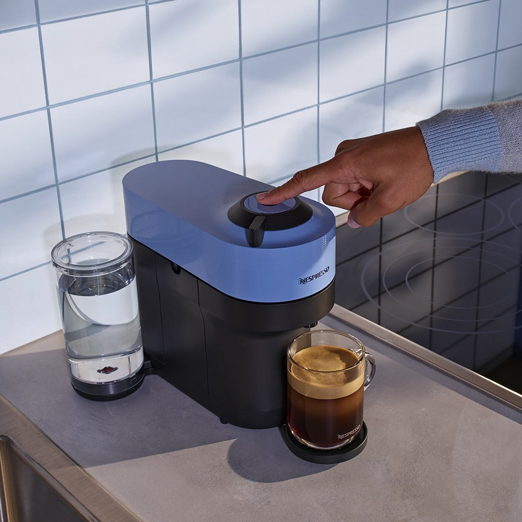 Nespresso Vertuo Pop+ Coffee and Espresso Machine by De'Longhi - Pacific Blue