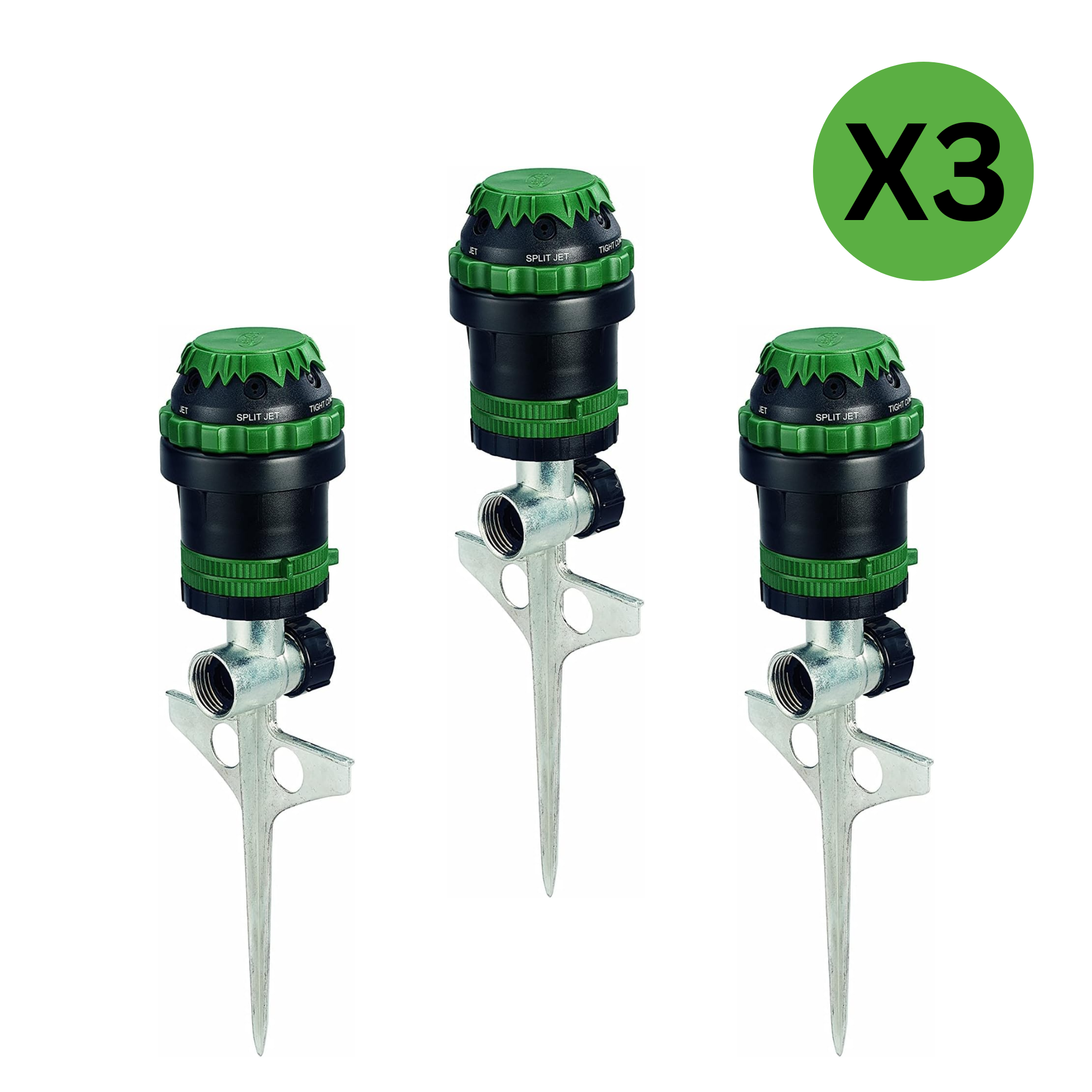 Orbit H2O - 6 Gear Drive Sprinkler - 3 Pack