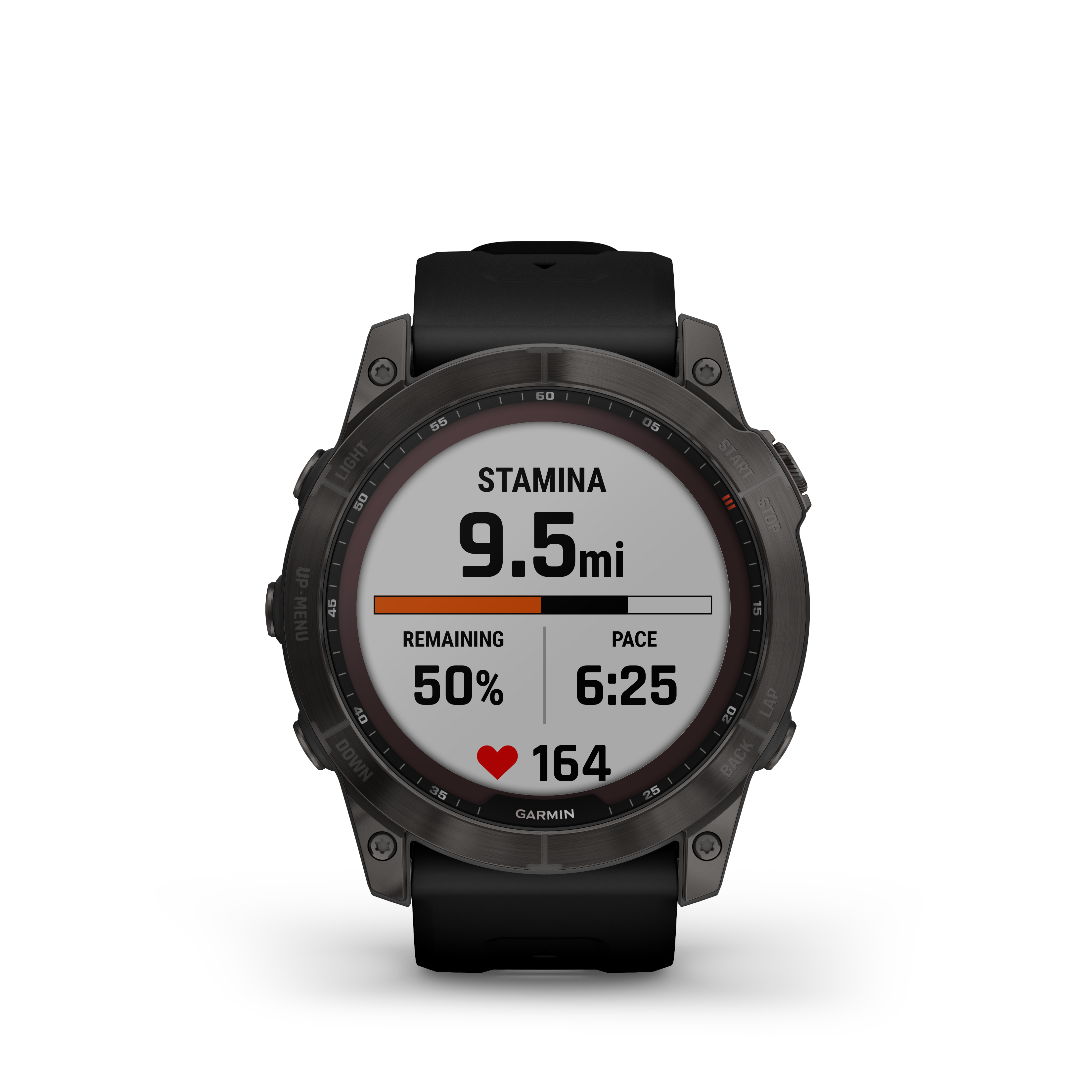 Garmin Fenix 7X Sapphire Solar Larger Adventure Smart Watch - Carbon Grey DLC Titanium with Black Band