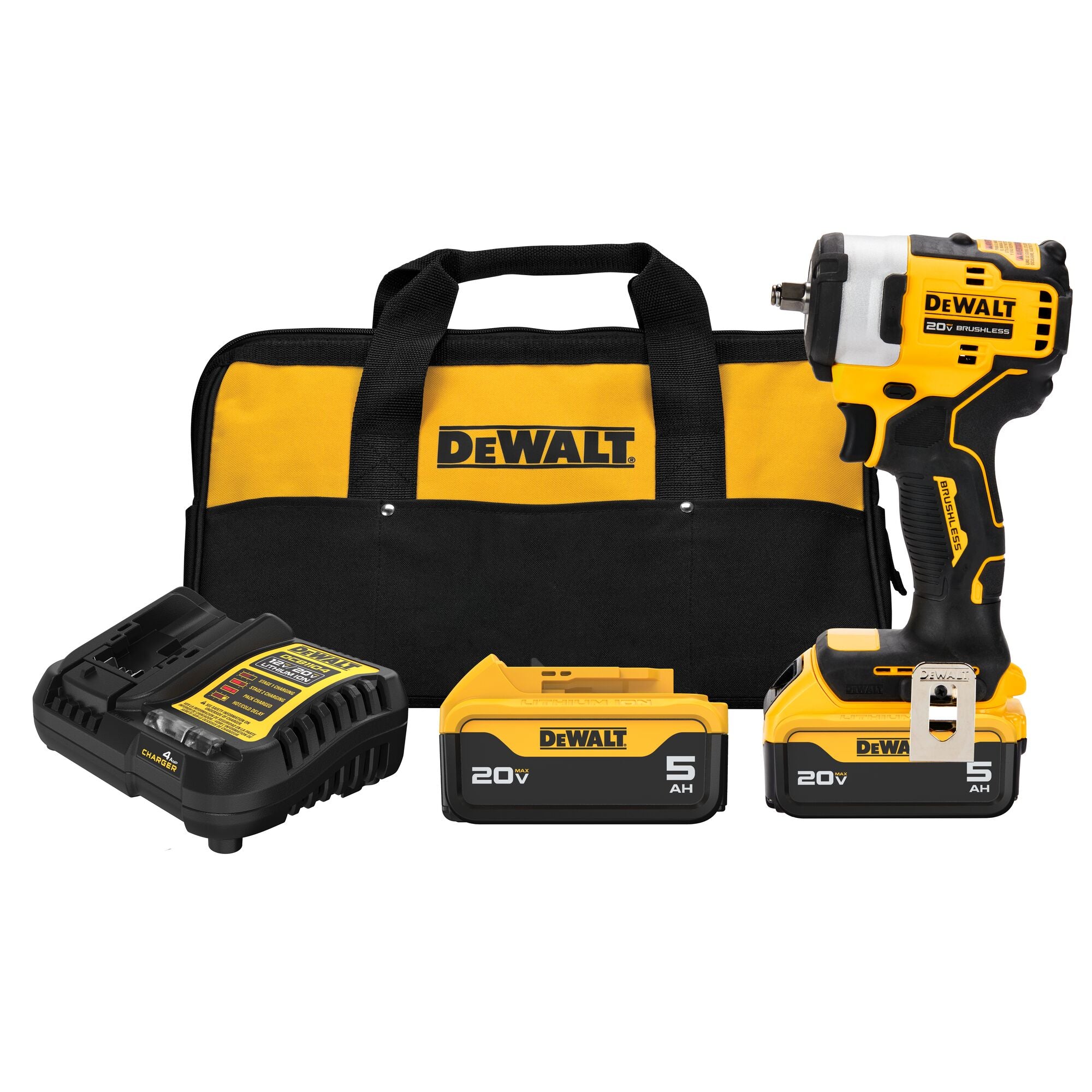 Dewalt 20V Max 3/8" Cordless Impact Wrench Kit
