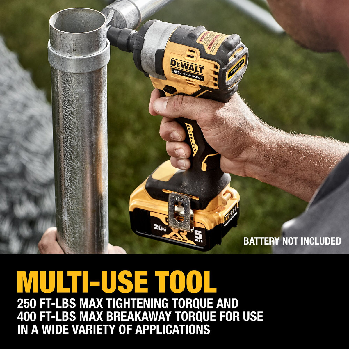 Clé à chocs Dewalt 20V Max 1/2" avec enclume à anneau - Outil seul