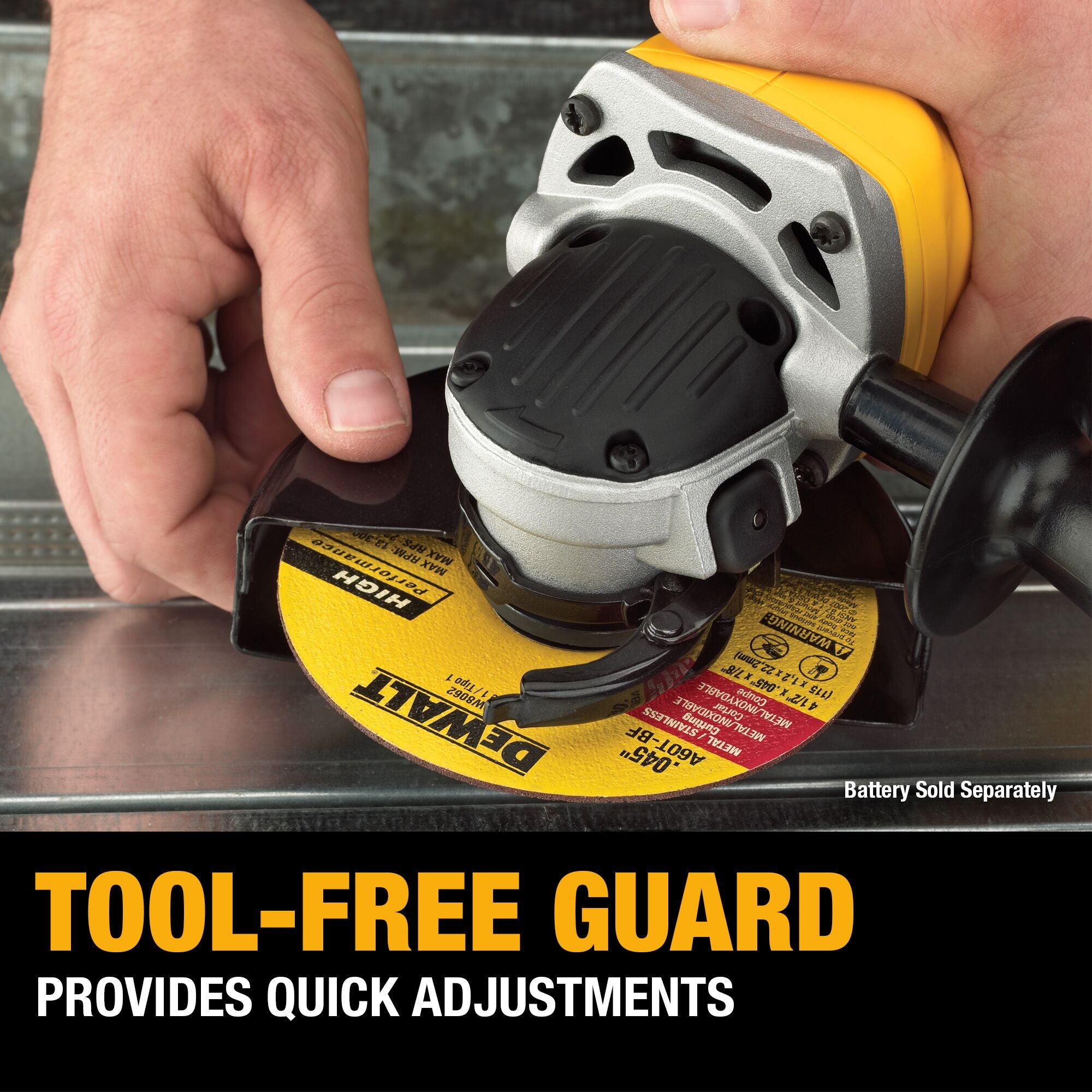 Dewalt 20V MAX Angle Grinder Tool 4-1/2 Inch - Outil seul