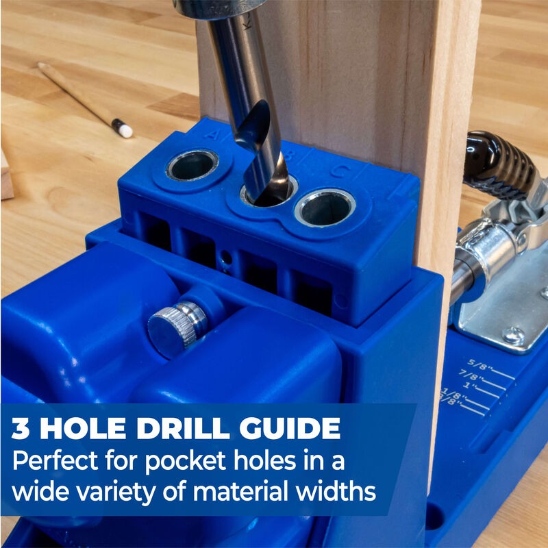 Kreg Pocket Hole Jig for Materials 1/2" to 1 1/2" Thick