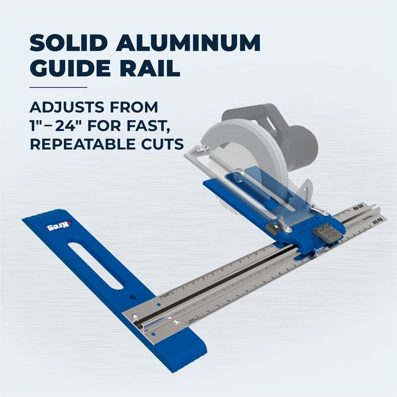 Kreg Aluminum Rip Cut Circular Saw Guide