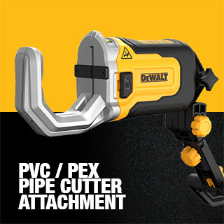 Dewalt Impact Ready PVC Cutter with Brace Bracket (coupeur de PVC prêt à l'emploi avec support)