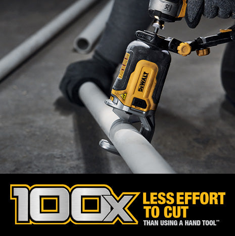 Dewalt Impact Ready PVC Cutter with Brace Bracket