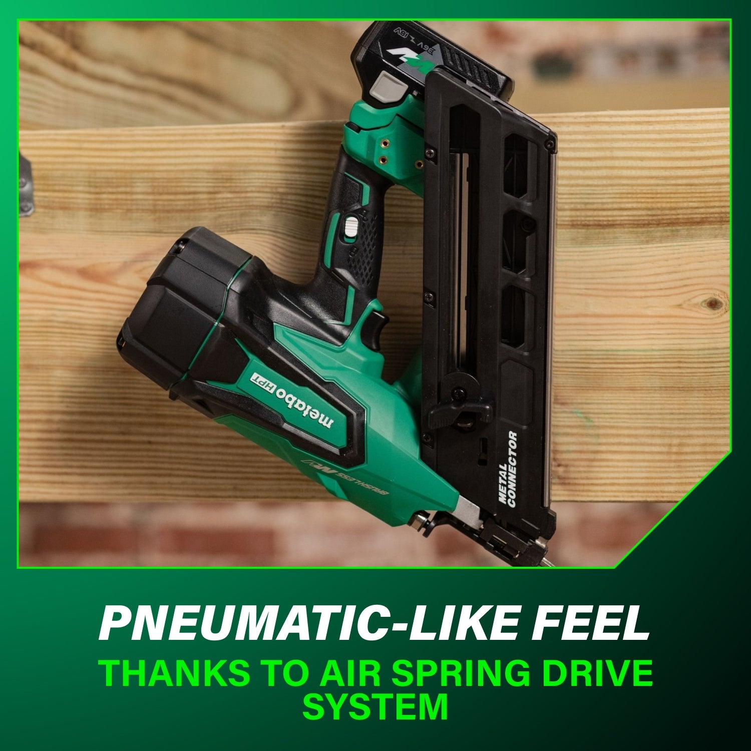 Metabo HPT 36V MultiVolt Cordless Metal Connector Nailer Kit