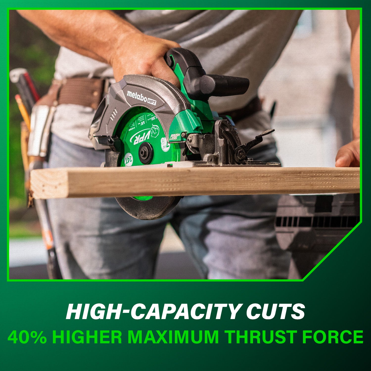 Metabo HPT 18V MultiVolt Scie circulaire sans fil avec lame 7 1/4