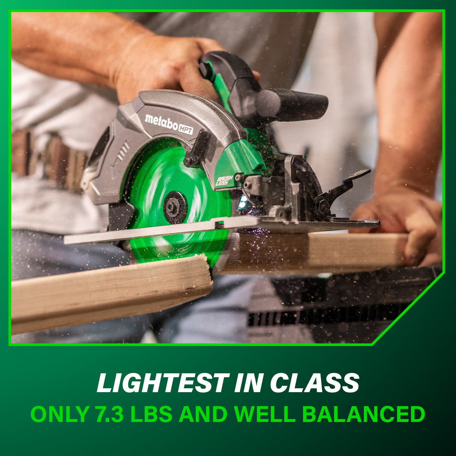 Metabo HPT 18V MultiVolt Cordless Circular Saw with 7 1/4" Blade