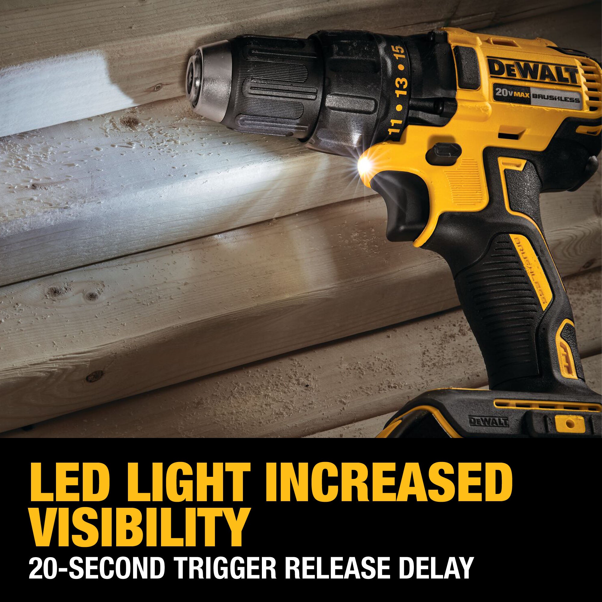 Dewalt 1/2" 20V Max Cordless Drill Driver avec batterie et chargeur