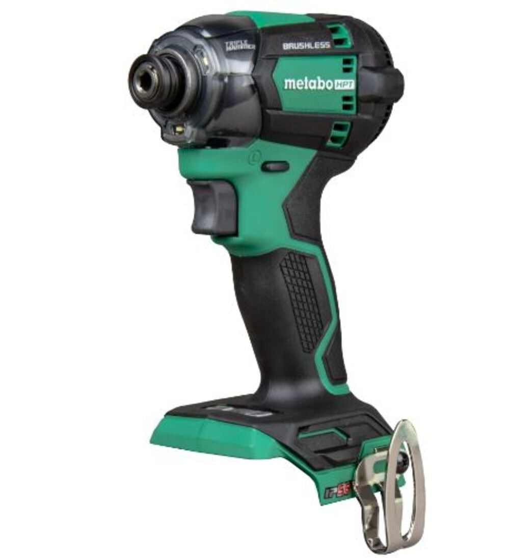 Metabo HPT 18V Pneumatic Roofing Nailer with Triple Hammer Impact Driver Kit