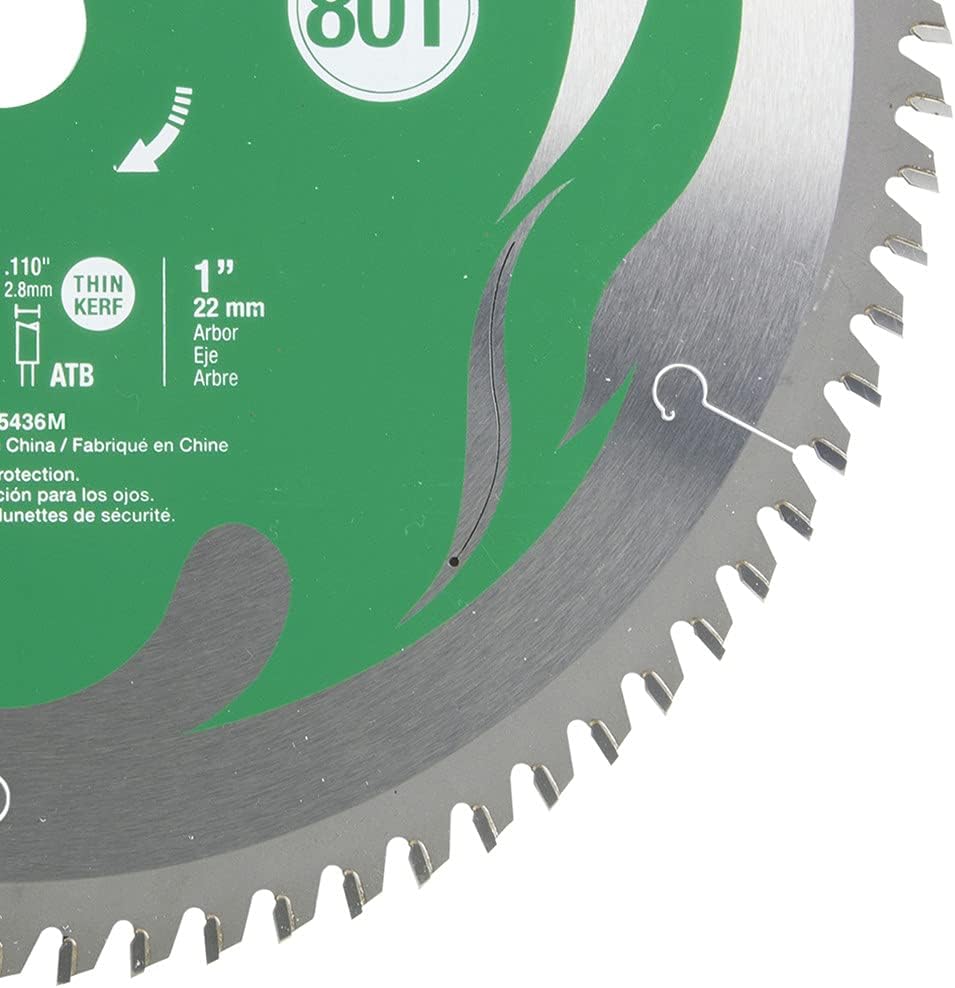 Metabo HPT 12" 80T Fine Finish Miter Saw Blade