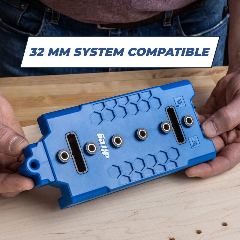 Kreg 1/4" Shelf Pin Jig Drill Guide for Straight Holes