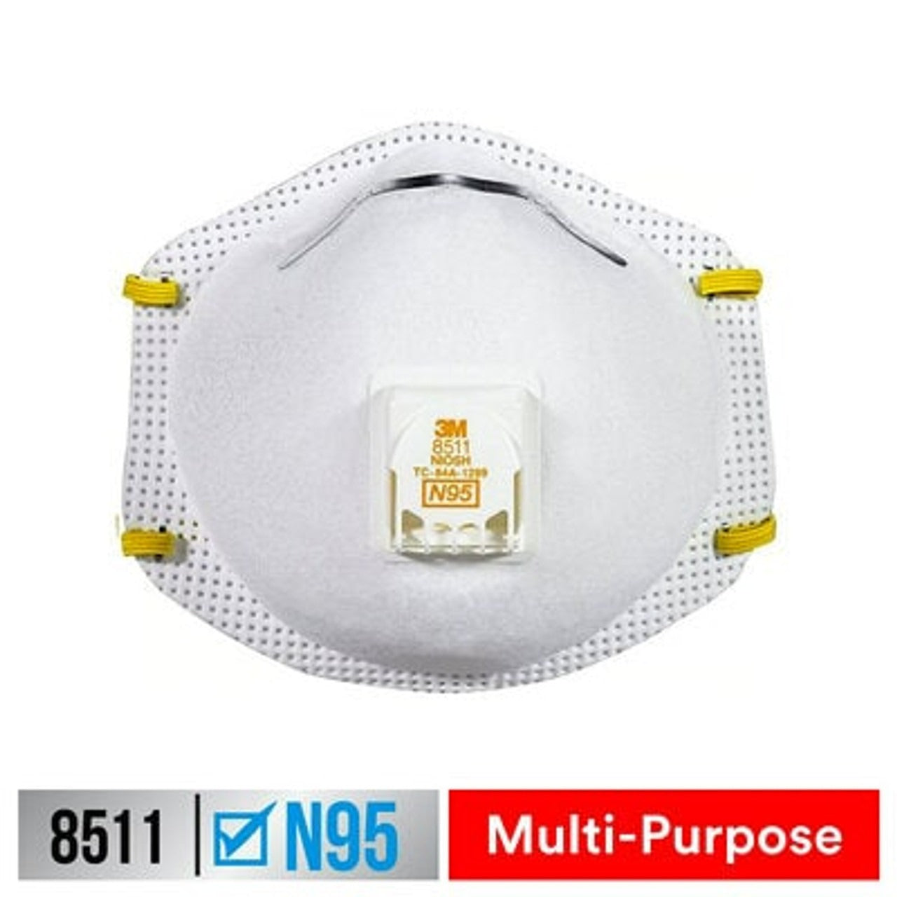 Respirateurs ventilés 3M Pro pour le ponçage et la fibre de verre - 8511H5-DC - 5 pièces