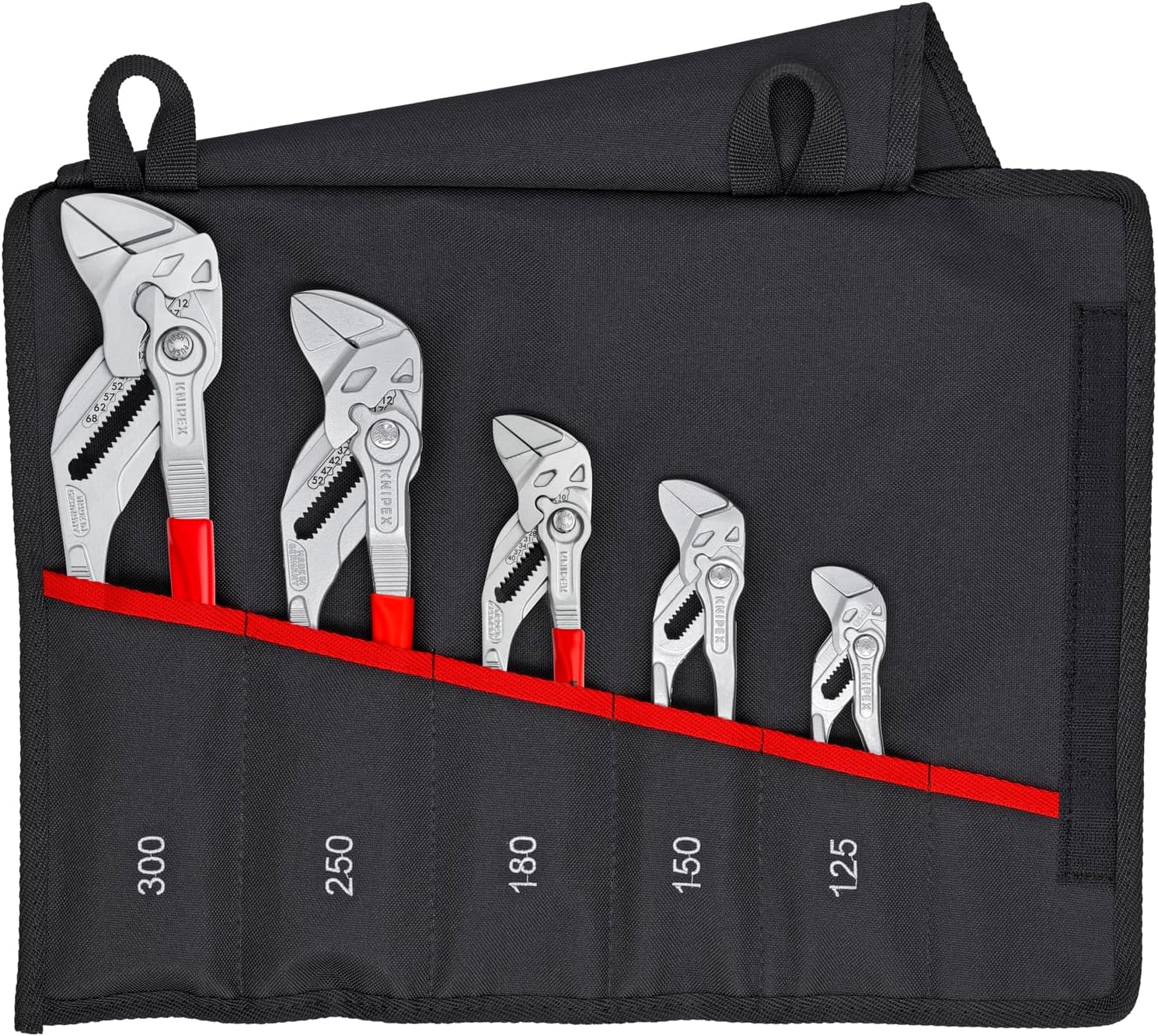 Knipex Pliers Wrench 5-Piece Set with Tool Pouch