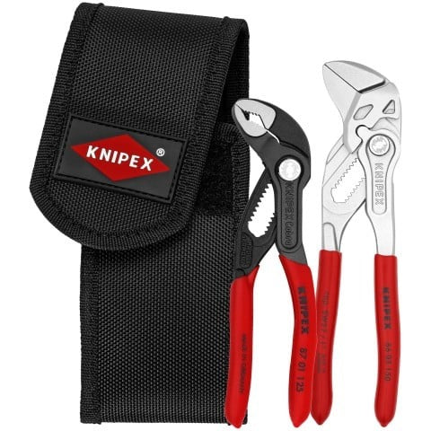 Mini-pince Knipex 2 pièces dans une pochette de ceinture