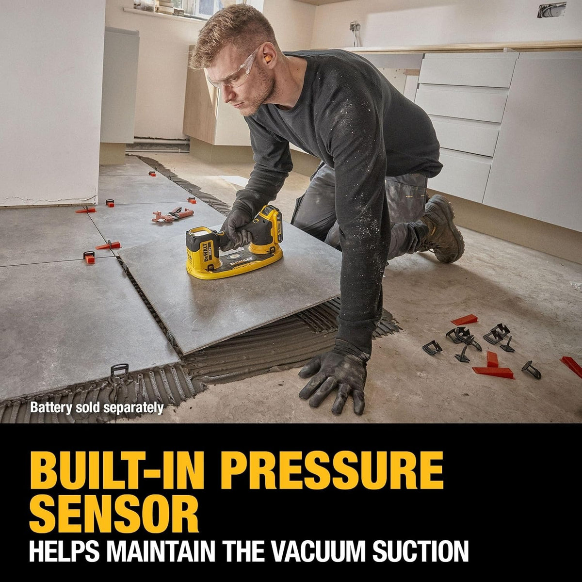 Dewalt 20V Max Cordless Grabo Suction Lifter jusqu'à 265 Lbs