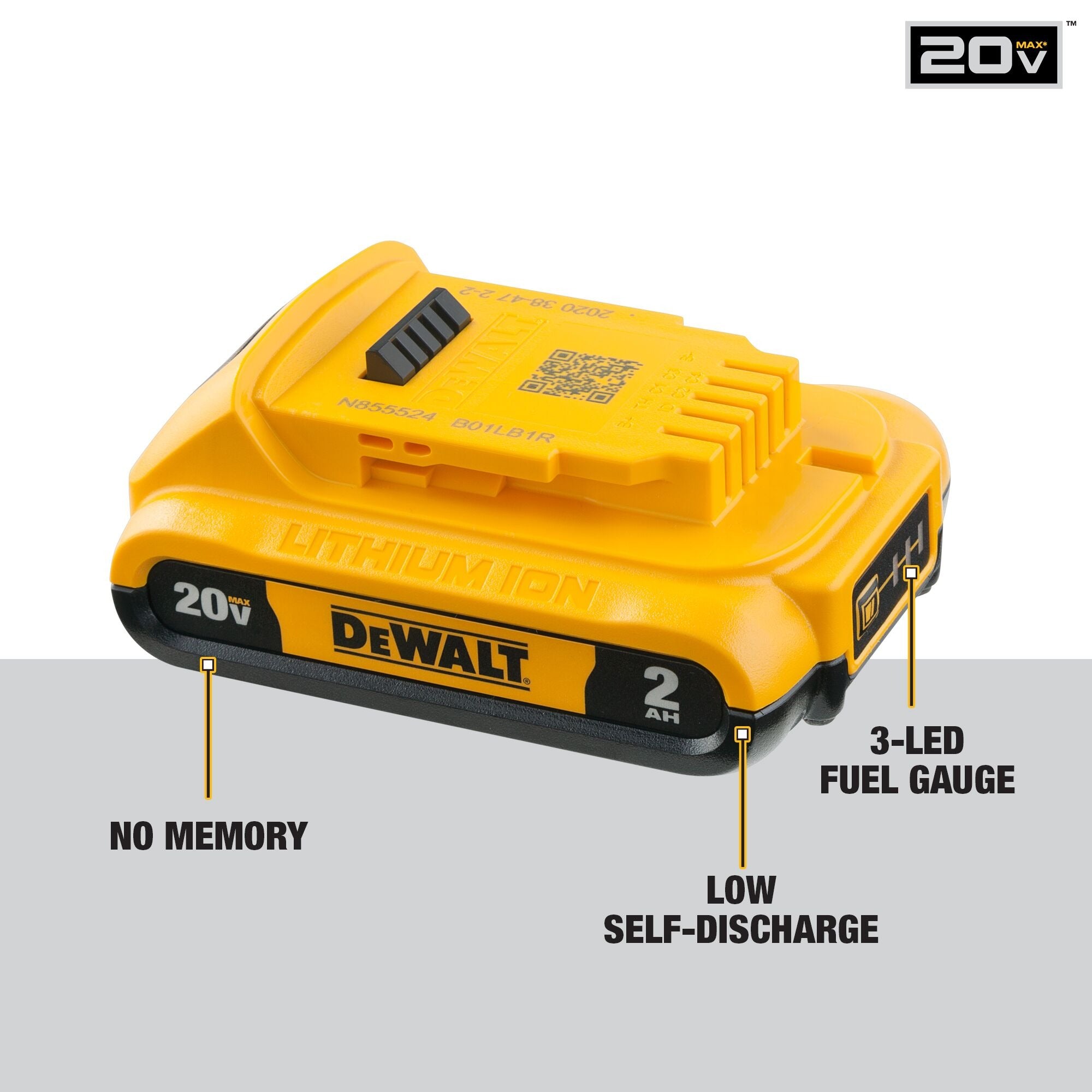Dewalt 20V Max Battery - Double Pack
