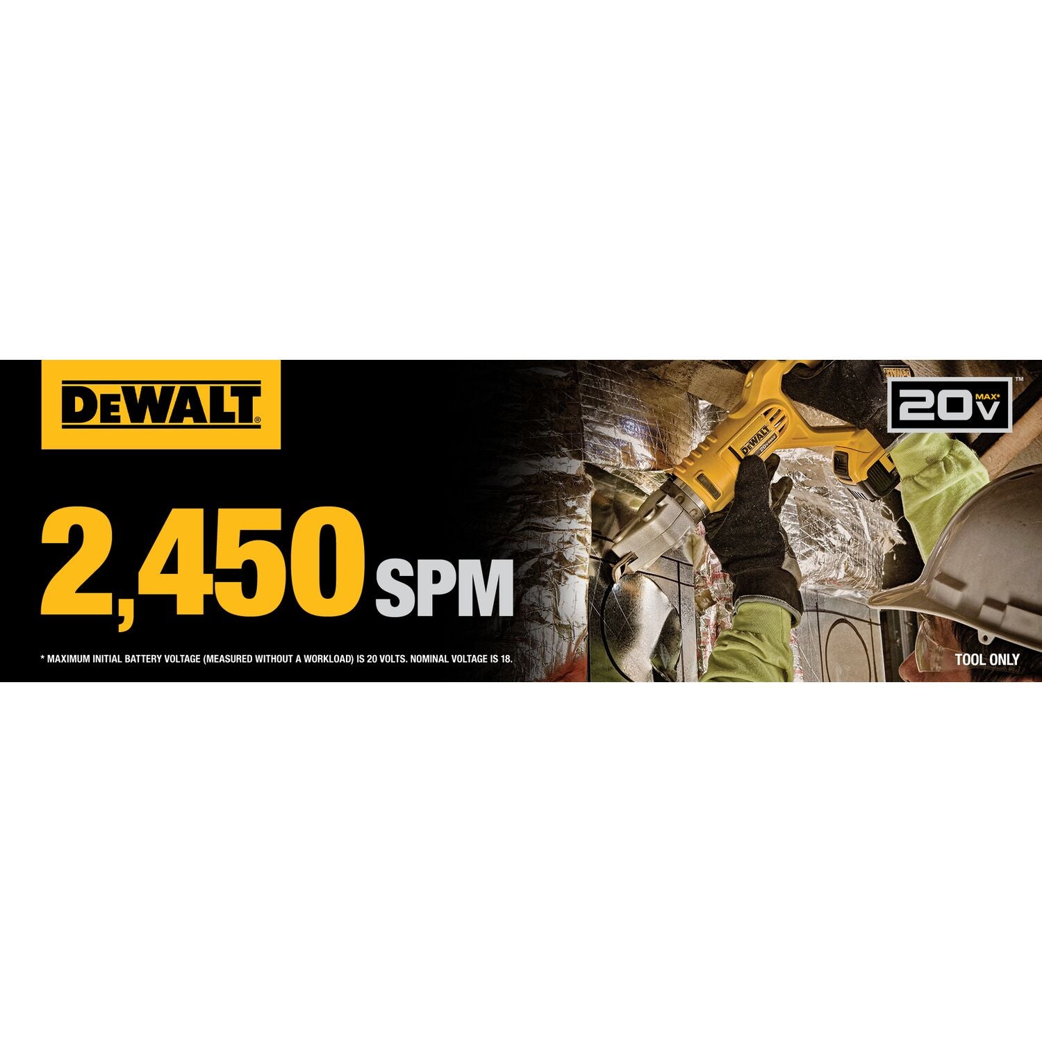 Dewalt 20V 14G Max Swivel Head Metal Shear - Tool Only
