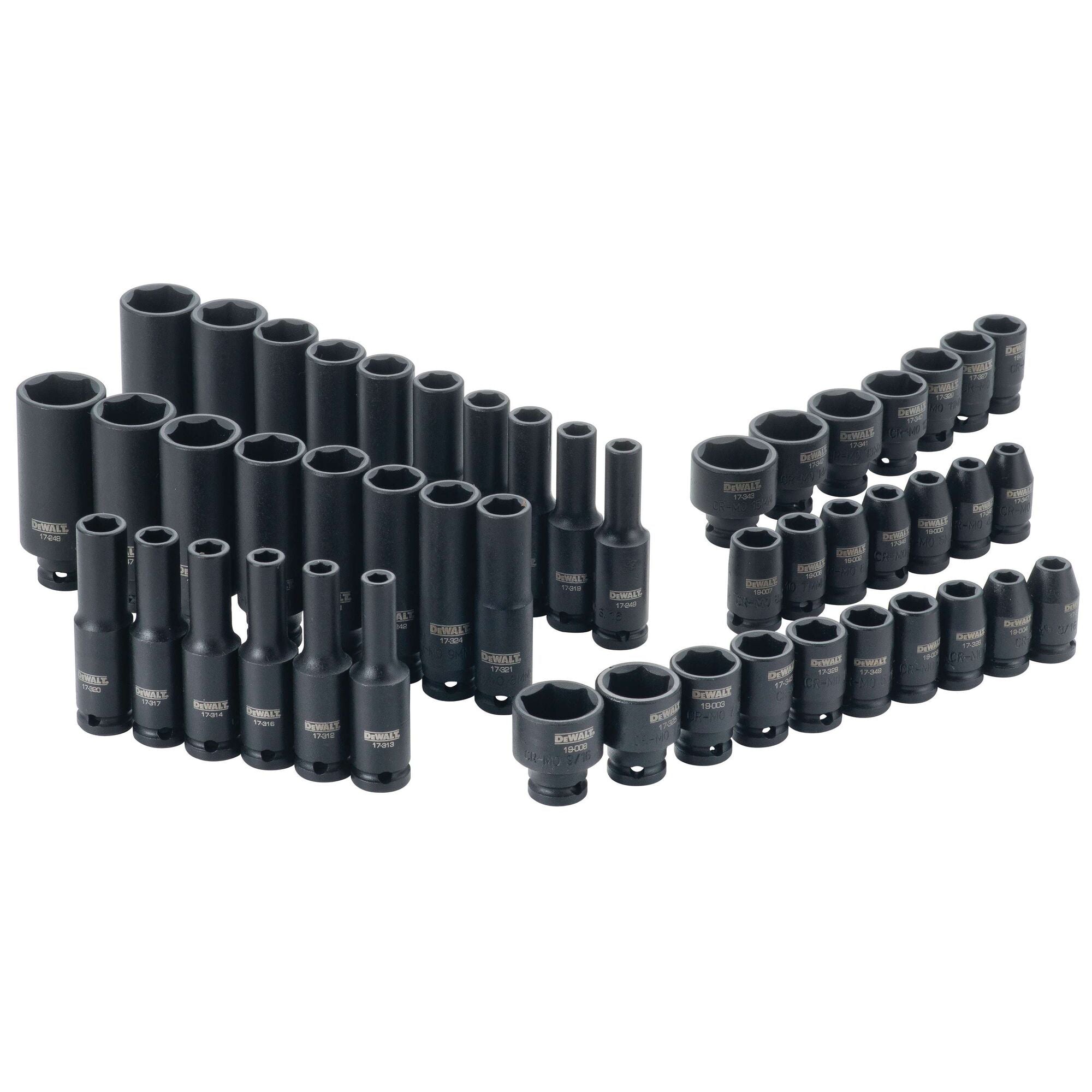 Dewalt 1/4 " Impact Socket Set - 48 Piece