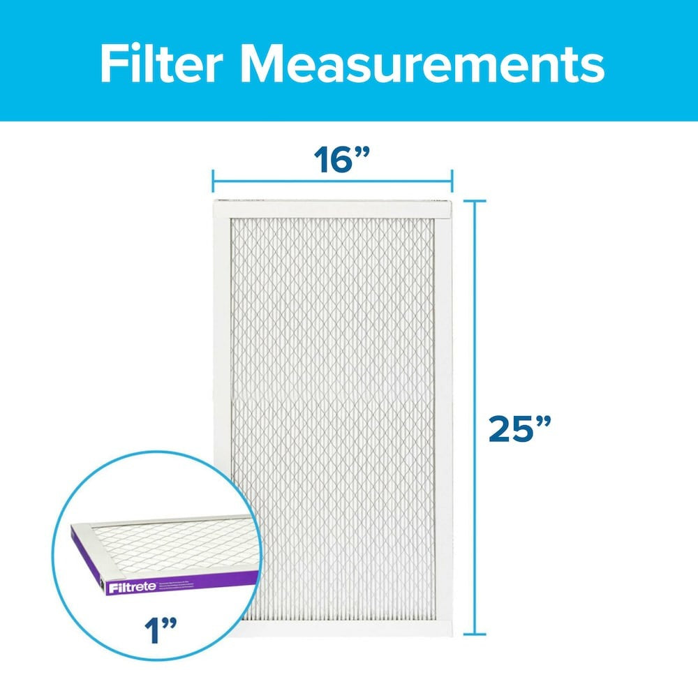 Filtre de four Filtrete 16 x 25 x 1 MPR1500 - Pack de 6