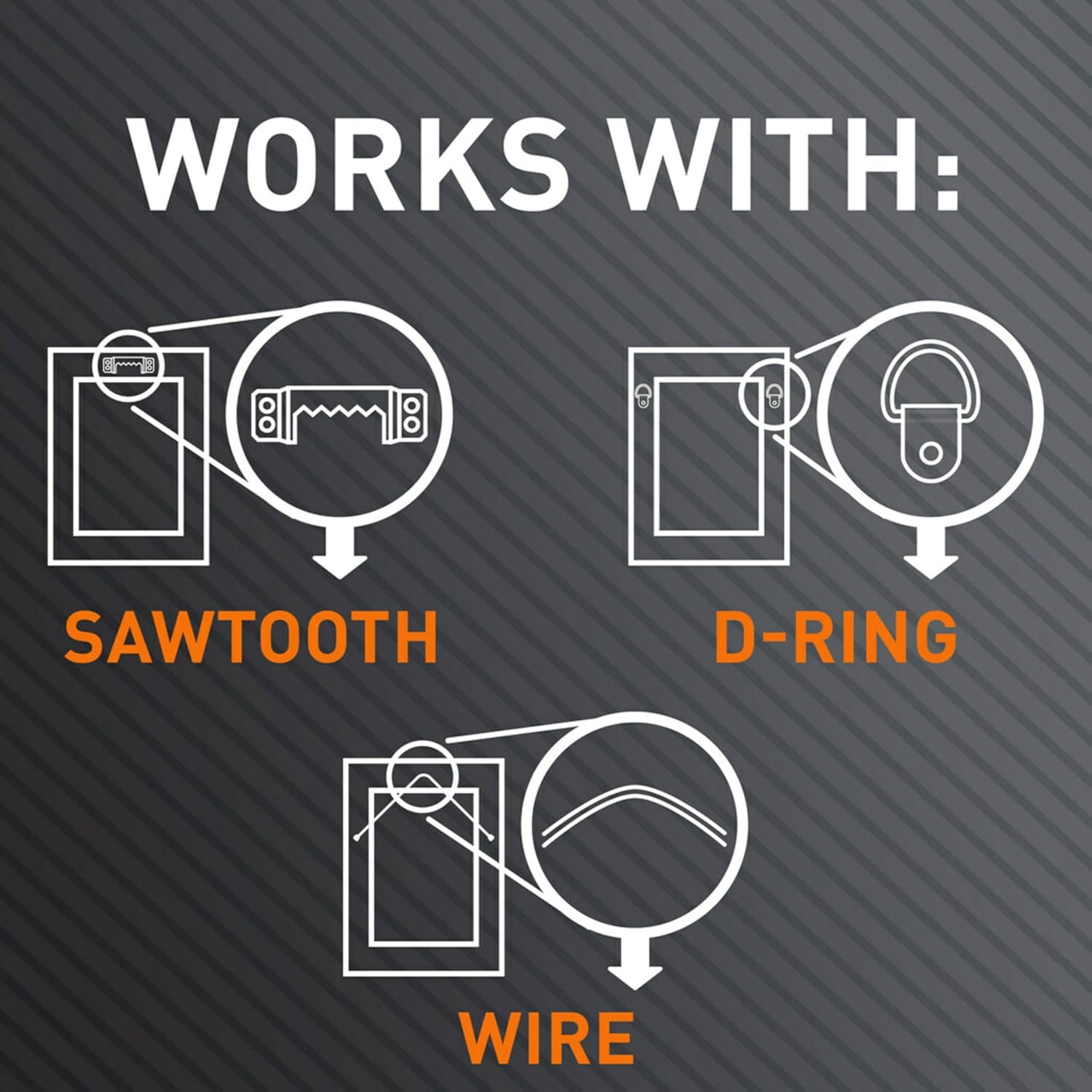 3M Claw Drywall Picture Hanger Holds 65Lbs - 2 Markers