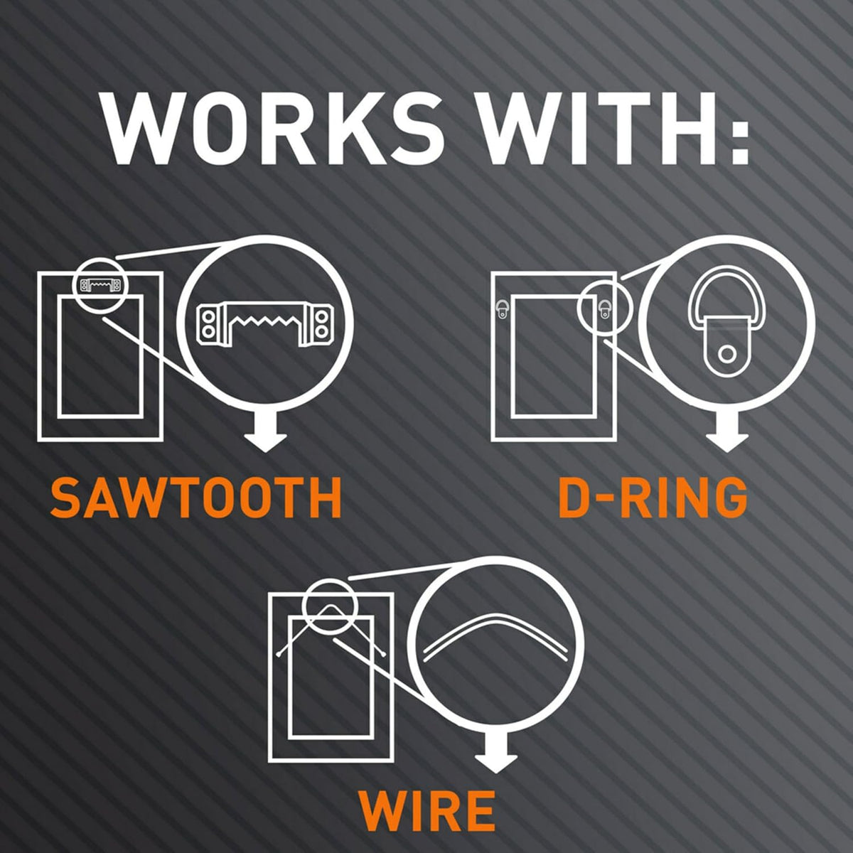 3M Claw Drywall Picture Hanger Holds 65Lbs - 2 Markers