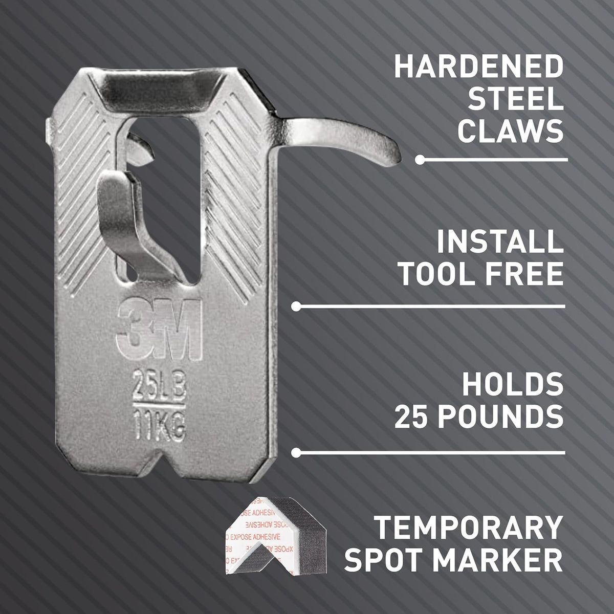 3M Claw Drywall Picture Hanger - 10 Markers