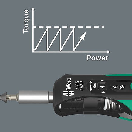 Wera Torque Screwdriver 1/4" x 2.0-6.0 Nm x 147.5 m Kraftform Safe