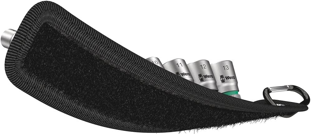 Wera Belt 4 Sock Set 1/4" Drive - 9 Pc