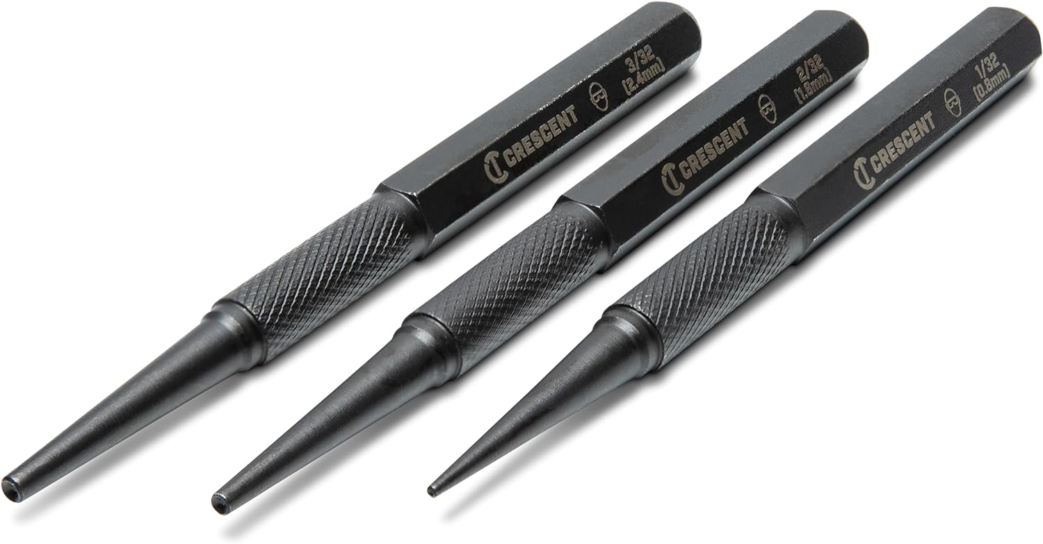 Poinçon en acier de 5" - Ensemble de 3 pièces